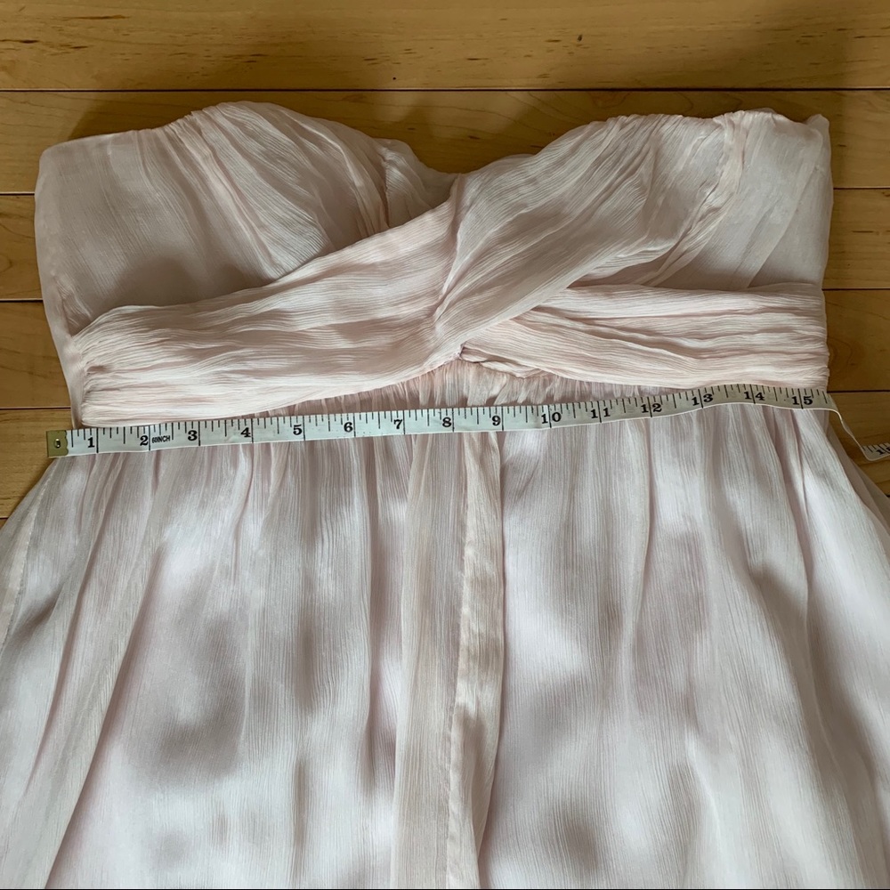 🍾HP🥂 J. Crew, light pink, Taryn silk dress, 10P - Picture 7 of 8